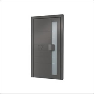 Portoncini d'ingresso in alluminio e legno